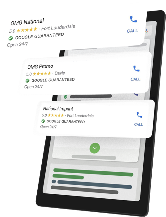 Google listing of GG